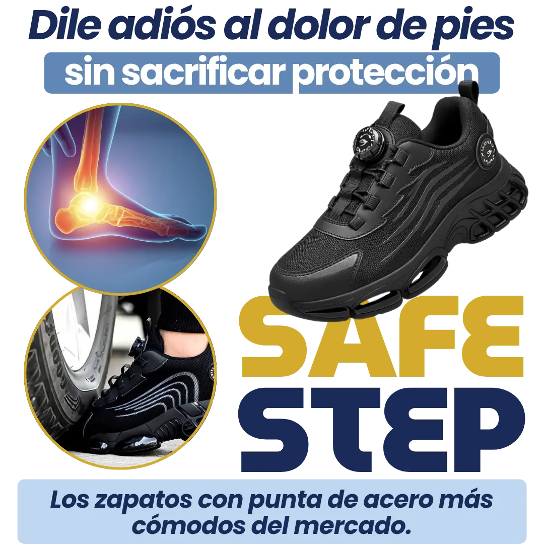 Tenis de Seguridad Ultraligeros SafeStep - Comodidad y Seguridad